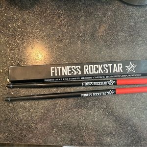 Fitness Rockstar Drumsticks for Fitness, Aerobic Classes, Workouts and Exercises